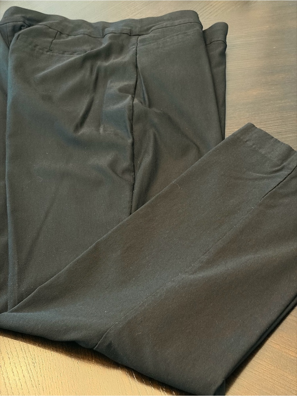 Chico's Women’s Black Pull-on Pants - Straight Leg Size 3R / XL/ 16